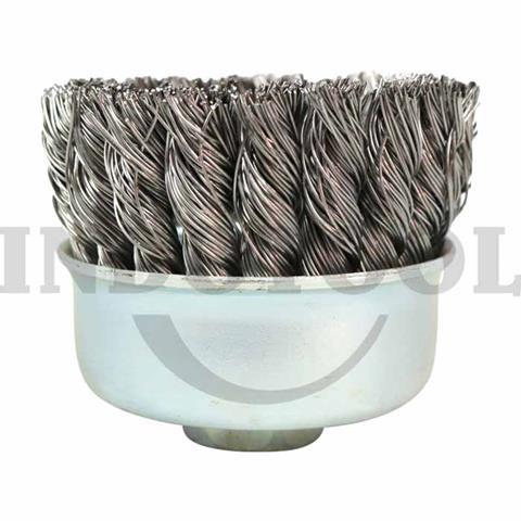 TWISTED WIRE BRUSH TN-075G5, M10 x P1.5 / SIKAT MANGKOK KEPANG KING