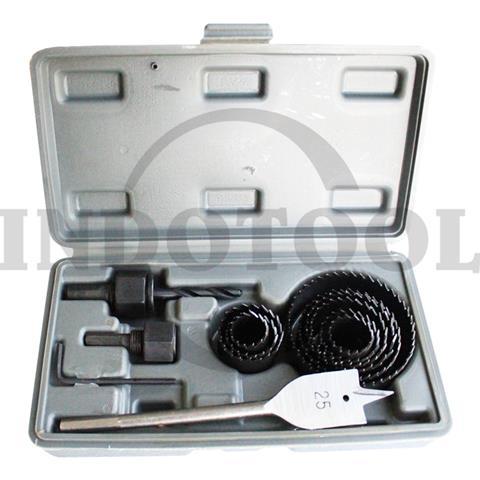 13 PCS HOLE SAW SET 19 - 64mm / 13 PCS MATA BOR PELUBANG KAYU LANGSOL