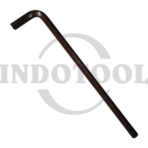 EXTRA LONG ARM HEX KEY, S2 BRONZE 2.5mm / KUNCI L EXTRA PANJANG BRONZE MAXPOWER