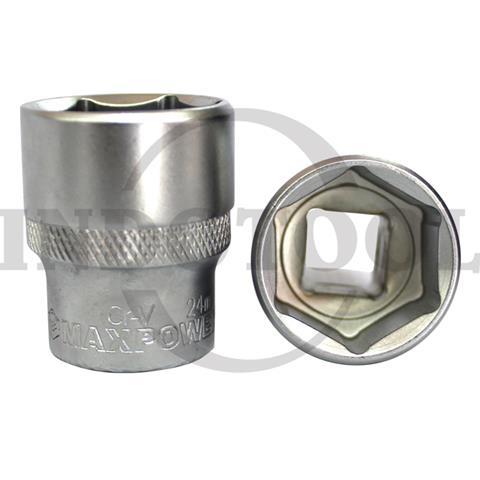 SOCKET 1/4" DRIVE , 6PT SATIN CRV 11mm / MATA SOCK 1/4" 6PT, SATIN CRV MAXPOWER
