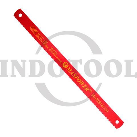 BIMETAL HACKSAW BLADE HIGH RESILIENCE 12"x1/2"x18T / MATA GERGAJI TANGAN MAXPOWER