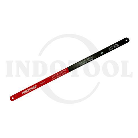 BIMETAL HACKSAW BLADE HIGH RESILIENCE 12"x1/2"x24T / MATA GERGAJI TANGAN MAXPOWER