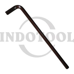 EXTRA LONG ARM HEX KEY, S2 BRONZE 4mm / KUNCI L EXTRA PANJANG BRONZE MAXPOWER