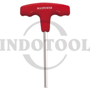 T-HANDLE HEX KEY 2.5mm / KUNCI HEXAGON MODEL T MAXPOWER