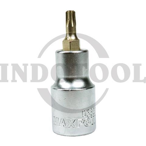 1/2" DR. BIT SOCKET TORX T20 / MATA SOCK BINTANG TORX 1/2" MAXPOWER
