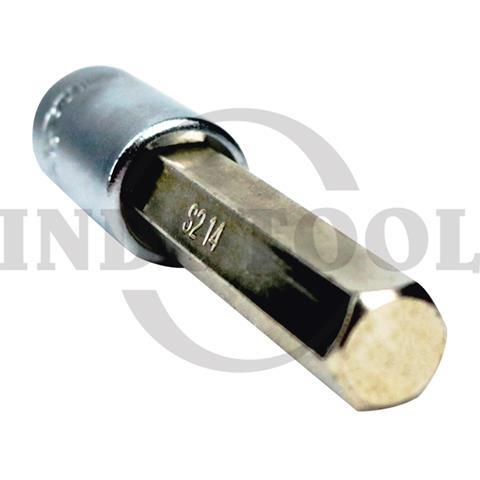 1/2" DR. BIT SOCKET DEEP HEXAGON H4 / MATA SOCK DEEP HEXAGON 1/2" MAXPOWER