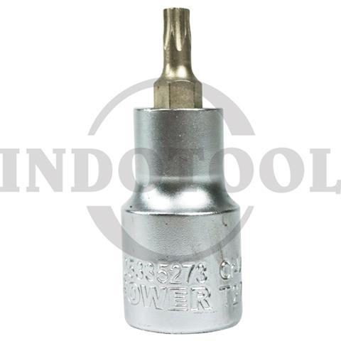1/2" DR. BIT SOCKET TAMPER PROOF TORX T30 / MATA SOCK TAMPER PROOF BINTANG TORX 1/2" MAXPOWER