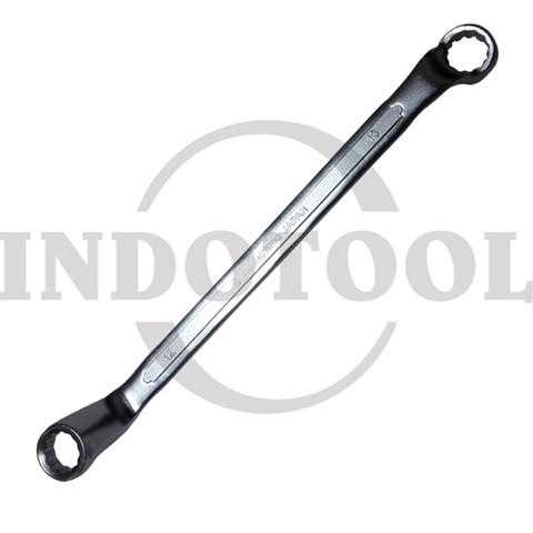 75-DEGREE OFFSET BOX END WRENCH 18 x 19mm / KUNCI RING 75 DERAJAT MAXPOWER