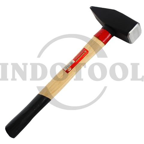 *RIVETING HAMMER WITH WOODEN HANDLE 1kg / PALU KEPING LAS GAGANG KAYU, PALU CHIPPING MAXPOWER