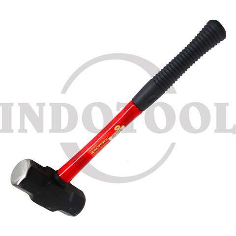 FIBERGLASS HANDLE SLEDGE HAMMER 3 lb / PALU BATU BETON GAGANG FIBER, PALU BODEM, PALU BOGEM MAXPOWER