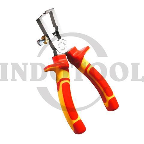 VDE INSULATED WIRE STRIPPING PLIERS 6" (160mm) / TANG KUPAS KABEL INSULASI LISTRIK MAXPOWER