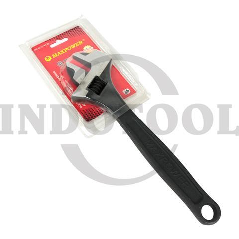 *ADJUSTABLE WRENCH BLACK FINISH WB48 12" / KUNCI INGGRIS GAGANG HITAM MAXPOWER