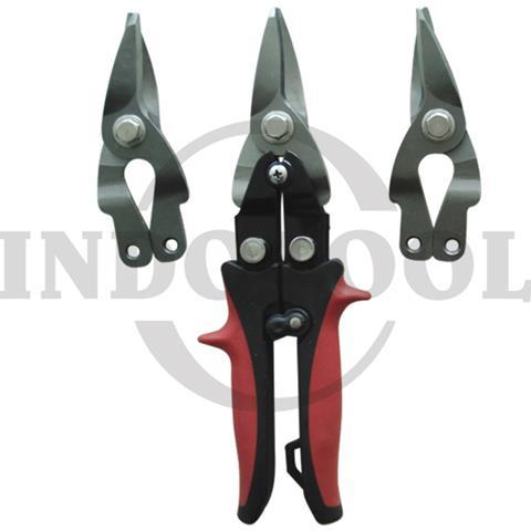 3 PCS AVIATION SNIPS, LEFT, RIGHT, STRAIGHT 10" x 3pcs / GUNTING SENG 3 MATA MAXPOWER