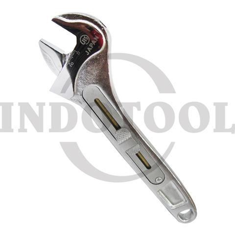 WIDE OPENING QUICKLY ADJUSTING ADJ. WRENCH WB20C 10" / KUNCI INGGRIS MODEL SLOT MAXPOWER