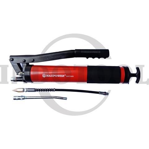 DOUBLE PISTON GREASE GUN 600 cc / POMPA GEMUK PISTON GANDA MAXPOWER