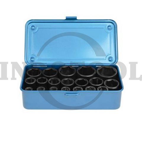 20 PCS 1/2" DR IMPACT SOCKET 6PT MK-011 / 20 PCS KUNCI SOCK SET 1/2" 6PT MAXPOWER