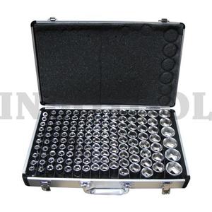 137 PCS, 1/2" DR. SOCKET CHEST ALUM. BOX, 12PT / 137 PCS MATA SOCK SET 1/2", 12PT ALUMINIUM BOX MAXPOWER