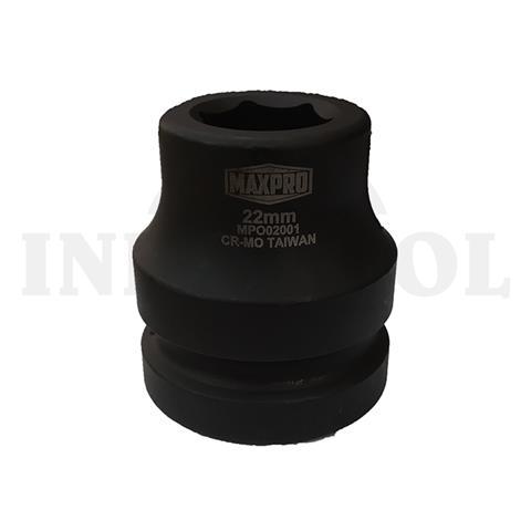 SOCKET 1" IMPACT, 6PT 22mm / MATA SOCK IMPACT SOCKET 1 INCH, IMPACT 6 PT MAXPRO