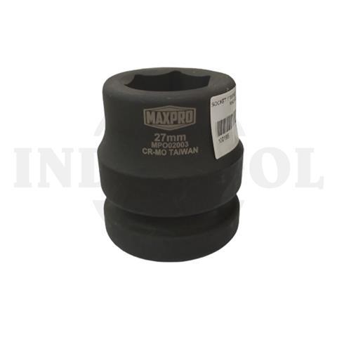 SOCKET 1" IMPACT, 6PT 27mm / MATA SOCK IMPACT SOCKET 1 INCH, IMPACT 6 PT MAXPRO