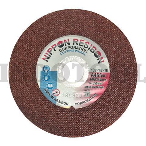 CUTTING WHEEL A-46S 2G, 4" x 1.6mm / MATA GURINDA / BATU GERINDA POTONG NIPPON RESIBON