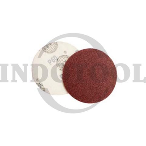 *VELCRO ABRASIVE DISC 4", Grit 60 / AMPLAS BULAT VELCRO ROHA