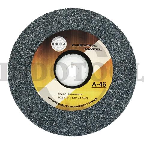 GRINDING WHEEL GC-80, 5" x 5/8" x 1-1/4" / BATU POLES / MATA GERINDA POLES ROHA