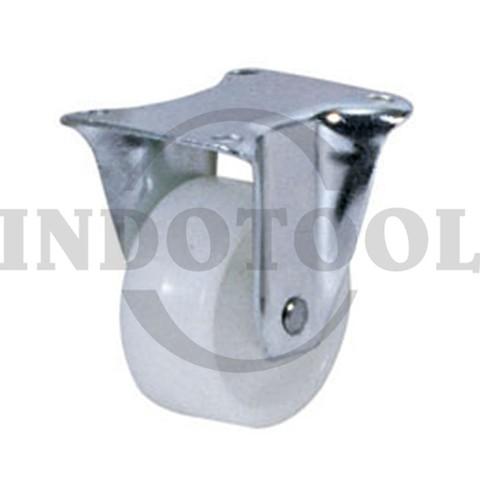 NYLON CASTER LIGHT DUTY , FIXED 2" (50x22mm), 30kg / RODA NILON, LIGHT NYLON CASTER MATI ROHA