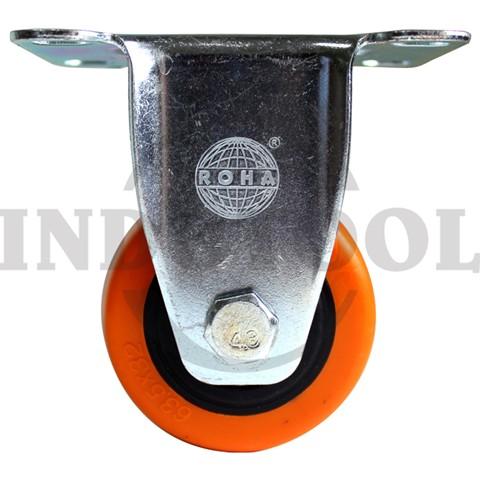 PVC CASTER, FIXED 2.5" (64x31mm), 70kg / RODA MATI PVC ROHA