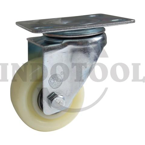 NYLON CASTER, SWIVEL 2.5" (64x31mm), 60kg / RODA NILON, NYLON CASTER HIDUP ROHA
