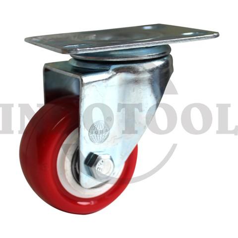 PU CASTER, SWIVEL 2.5" (64x31mm), 70kg / RODA TROLI PU CASTER HIDUP ROHA