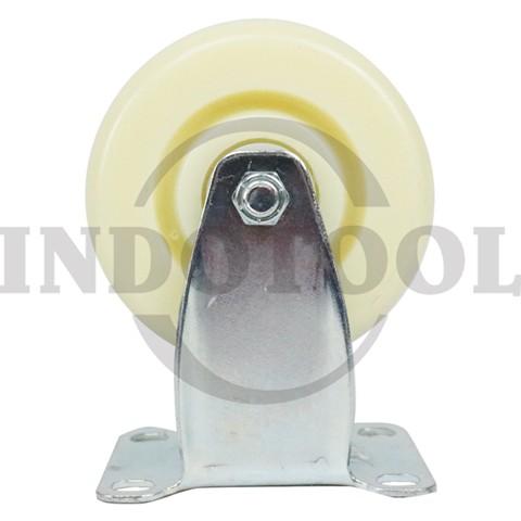 NYLON CASTER HEAVY DUTY, FIXED 5" (125x31mm), 100kg / RODA NILON, HEAVY DUTY NYLON CASTER MATI ROHA