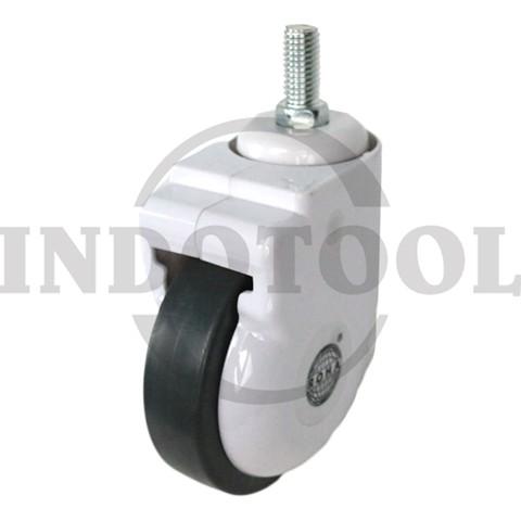 TPR HOSPITAL CASTER, THREADED 5" (125x31mm), 110kg / RODA TEMPAT TIDUR RUMAH SAKIT ROHA