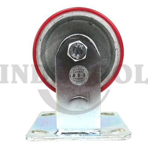 PU CASTER, FIXED 4" (100x50mm), 180kg / RODA TROLI PU CASTER MATI ROHA