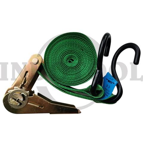 RATCHET TIE DOWN 2'' x 3T x 10M / RATCHET TIE DOWN CARGO LASHING BELT, WEBBING CARGO BELT, TRACK BELT ROHA