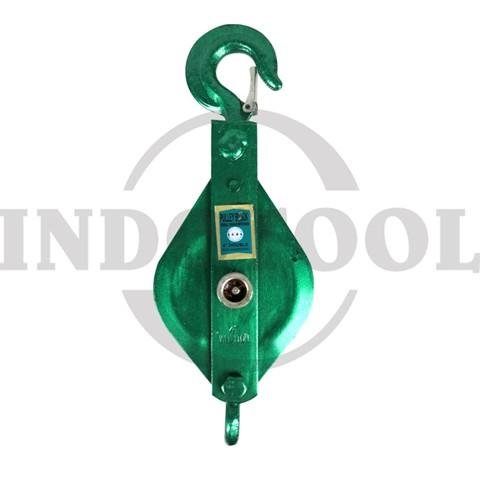 PULLEY BLOCK DOUBLE SHEAVE WITH HOOK 12" , 6T / PULLEY BLOCK DOUBLE, KATROL KAPAL, KEREKAN SUMUR ROHA