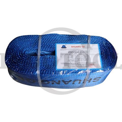 WEBBING SLING, DOUBLE PLY 8T, 12M x 200mm / TALI ANGKAT SHUANG GE