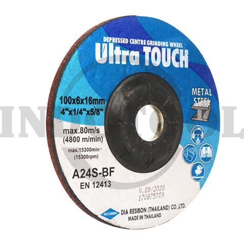 ULTRA TOUCH GRINDING A-24S, 4" x 6mm / BATU MATA GERINDA POLES ULTRA