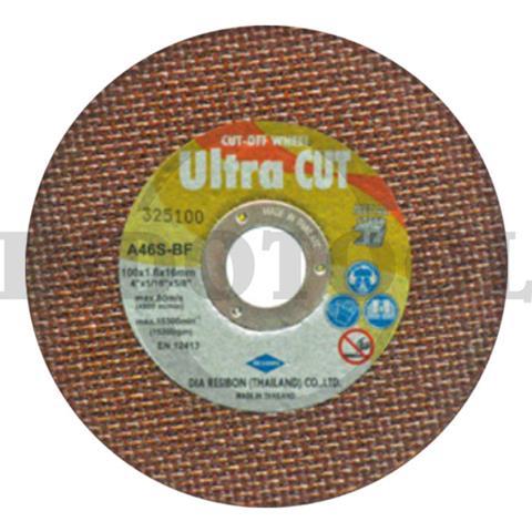 CUTTING WHEEL A-46S 2G, 4" x 1.6mm / MATA GURINDA / BATU GERINDA POTONG ULTRA