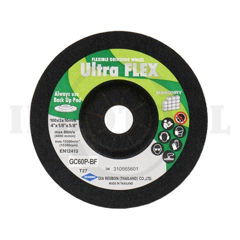 FLEXIBLE GRINDING WHEEL GC-60, 4" x 2mm / BATU / MATA GERINDA FLEXIBLE ULTRA