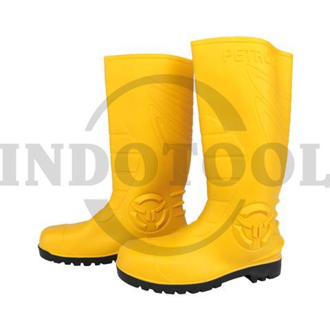 SAFETY BOOT KUNING 43 / SEPATU BOOT SAFETY KUNING PETROVA