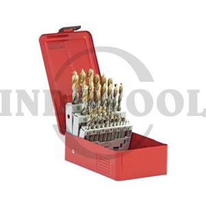51 PCS HSS TIN COATED JOBBER DRILL TYPE A002 (A095202) 1.0-6.0mm / 51 PCS MATA BOR BESI DORMER