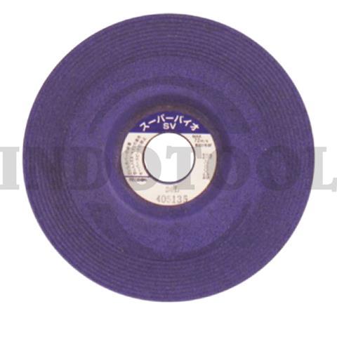 GRINDING WHEEL, IRON FREE S-VIO 46L, 4" x 6mm / BATU POLES / MATA GERINDA POLES IRON FREE NIPPON RESIBON