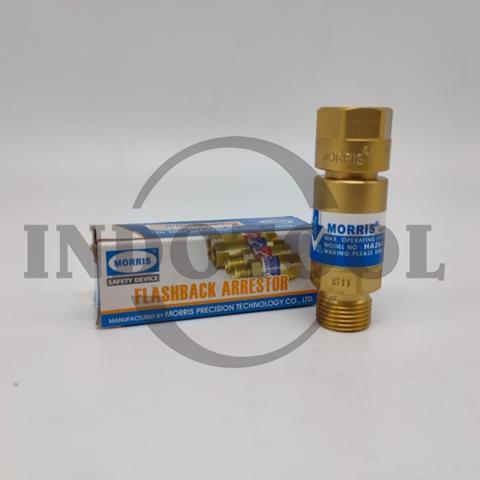 FLASHBACK ARRESTOR FOR REGULATOR OXYGEN,3/8"RH (SHORT),HA288RGB / PENGAMAN REGULATOR LAS MORRIS