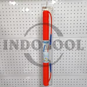 SELANG RECOIL PU MERAH 5 x 8mm x 12M / SELANG ANGIN KOMPRESOR / SELANG SPIRAL - MERAH SHPI