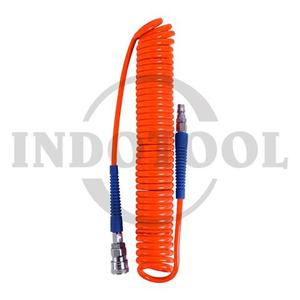 SELANG RECOIL PU ORANGE 5 x 8mm x 6M / SELANG ANGIN KOMPRESSOR / SELANG SPIRAL - ORANGE SHPI