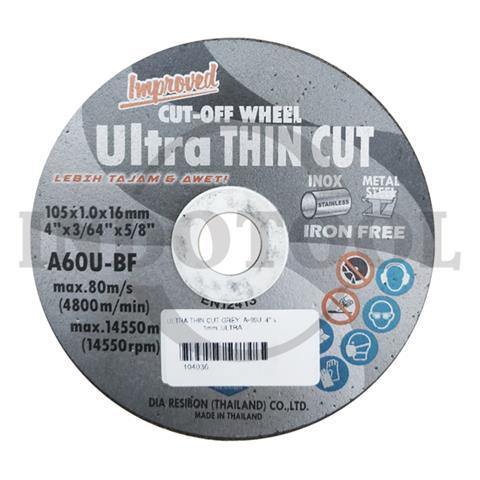 ULTRA THIN CUT GREY A-60U, 4" x 1mm / BATU GERINDA GREY ULTRA