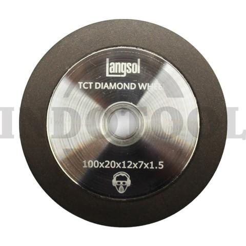 TCT DIAMOND WHEEL TWO SIDED 4" (100mm) / MATA ASAH LANGSOL
