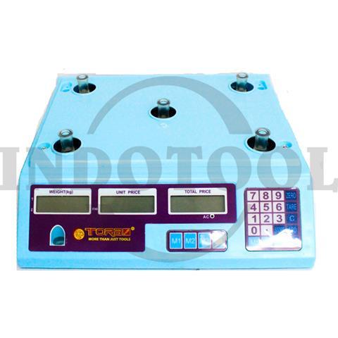 ELECTRONIC SCALE DIGITAL NEW BLUE 30kg / TIMBANGAN DIGITAL TORA