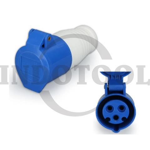 COUPLER 3P TYPE FT-CEE-213 16A 220V IP44 (FEMALE) / MOBILE SOCKET 3P FORT