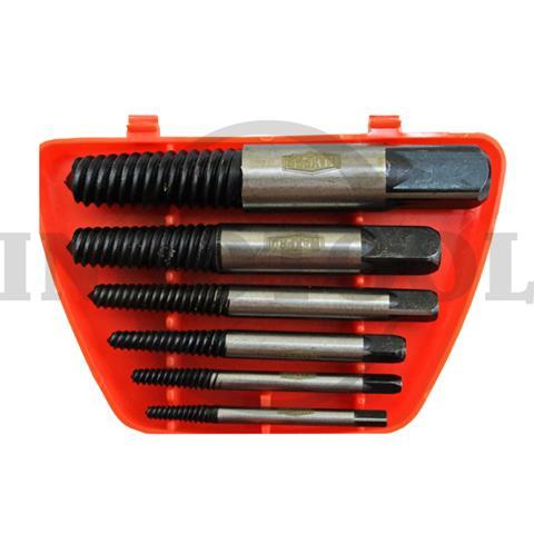 6 PCS SCREW EXTRACTOR SET 3 - 22mm / 6 PCS TAP BALIK, ALAT PEMBUKA BAUT RUSAK SLEK MAXPRO
